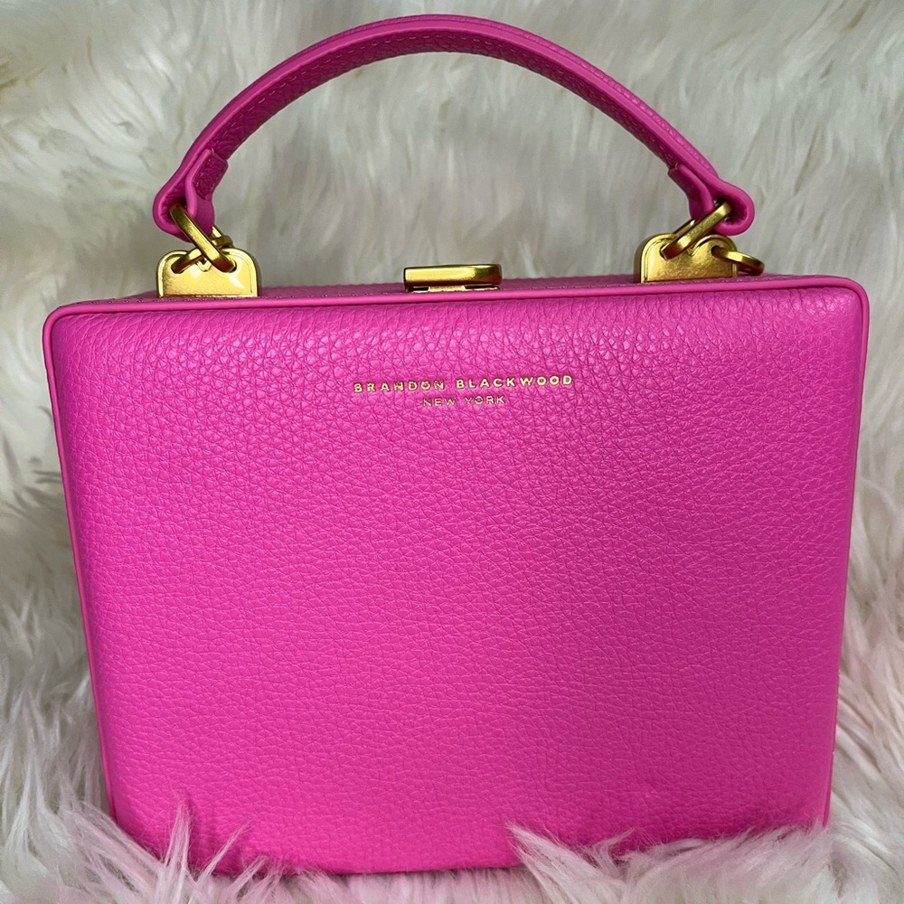 Brandon Blackwood Hot Pink Leather Kendrick Trunk